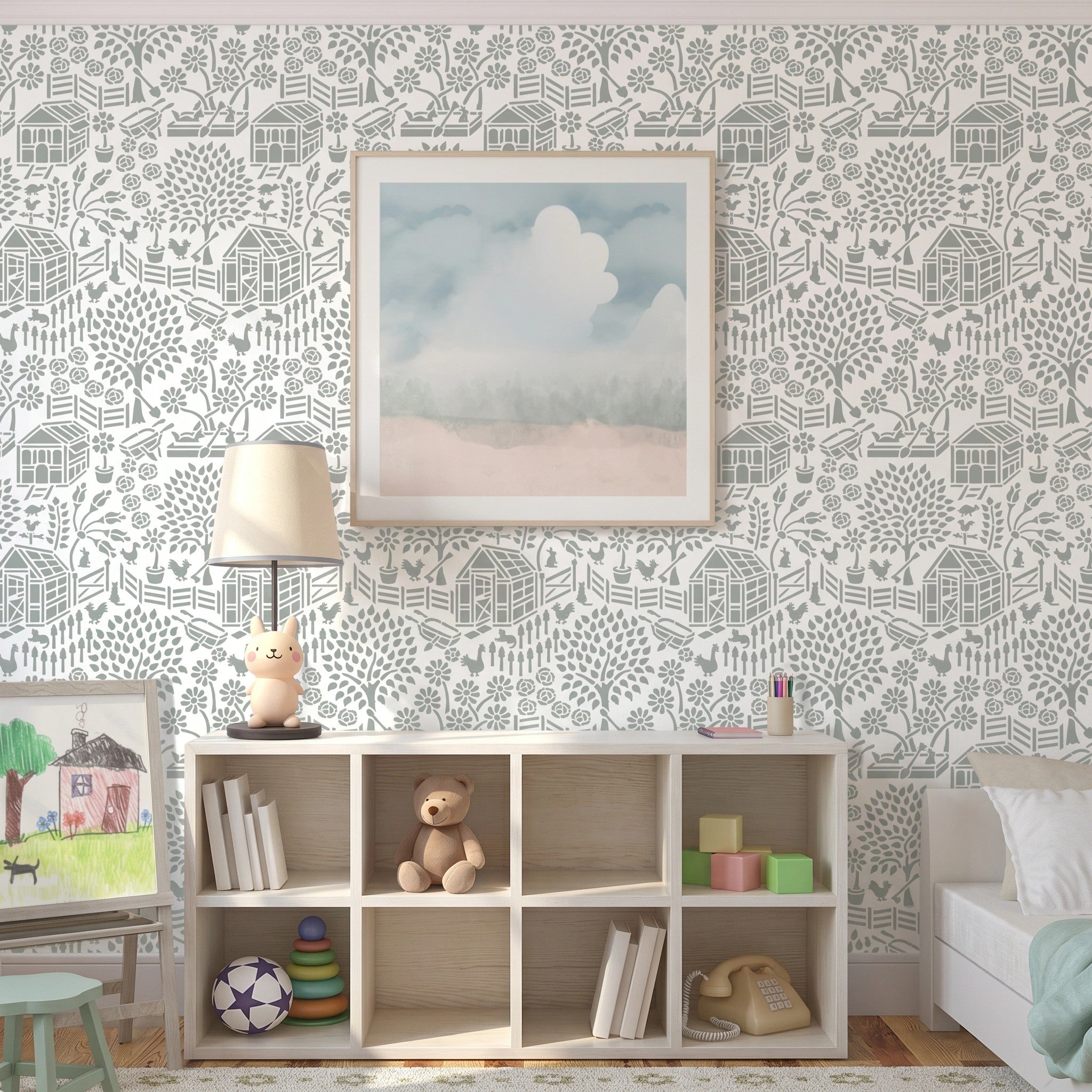 How Stenciling Turns Blank Spaces Into Beautiful Spaces